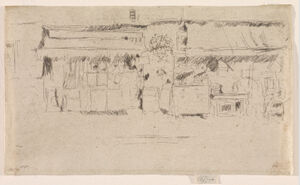 Etching in dark brown ink on cream laid paper; first state of two)