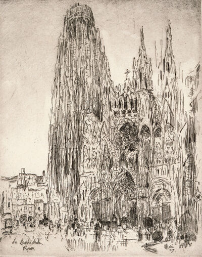 Etching on paper
