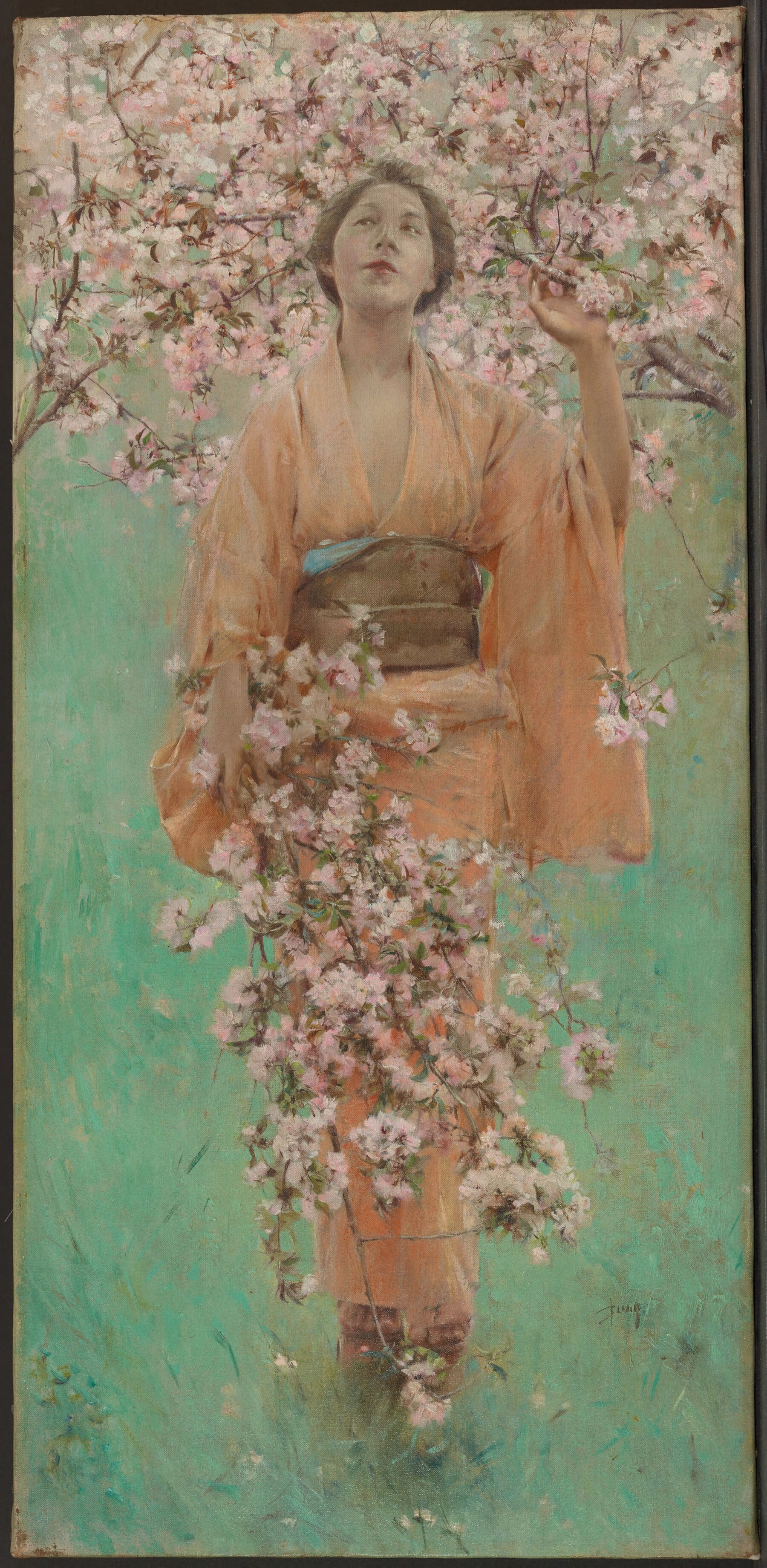 Cherry Blossoms | Robert Frederick Blum | Colby College Museum of Art