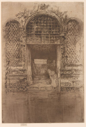 Etching, drypoint and roulette in brown ink on ivory laid paper; fourteenth state (of twenty)