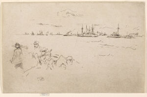 Etching in dark brown ink on off-white laid paper; first state (of two)