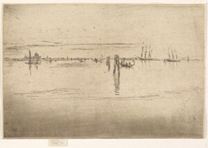 Etching and drypoint in dark brown ink on ivory laid paper; first state (of two)