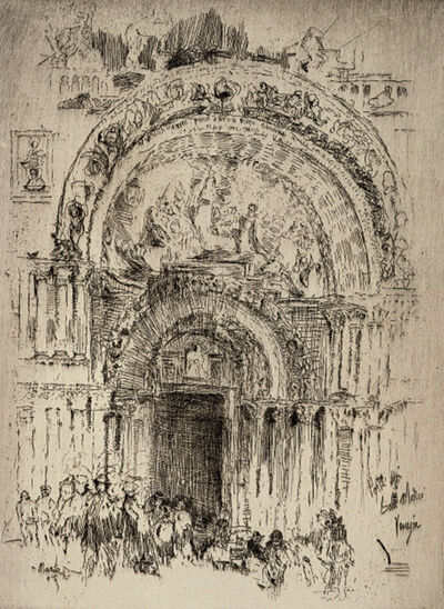 Etching on paper