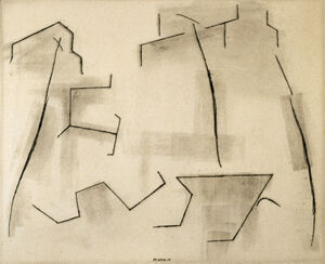Etching on paper