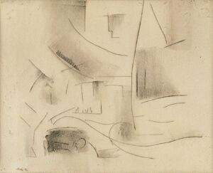 Etching on paper