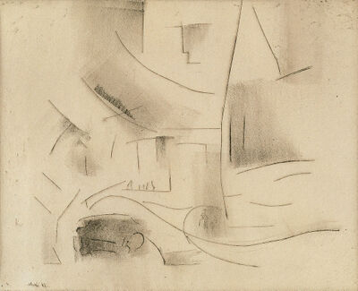 Etching on paper
