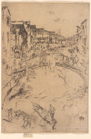 Etching and drypoint in black ink on cream laid paper; fifth state (of nine)