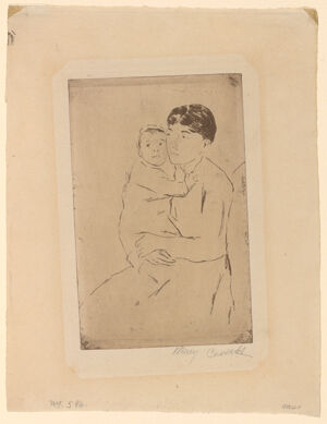 softt-ground and etching (1st State) on heavy laid paper