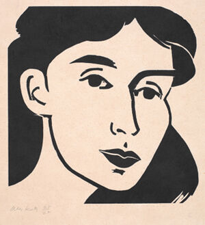 Woodcut on paper (okaawara)