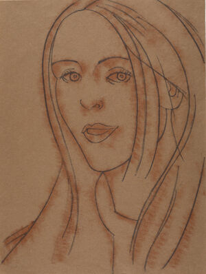Softground etching on paper