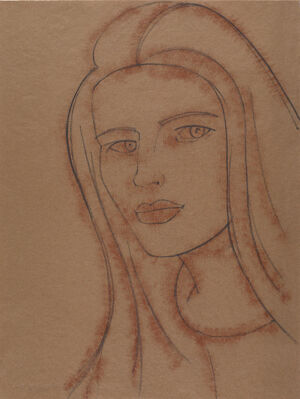 Softground etching on paper