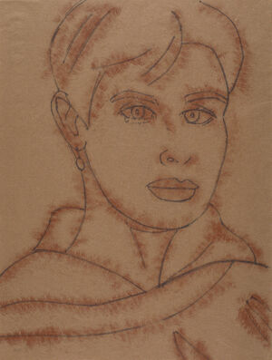 Softground etching on paper