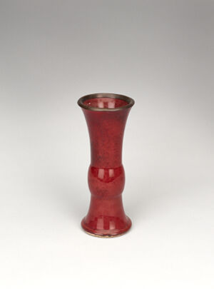 Stoneware w/ oxblood glaze