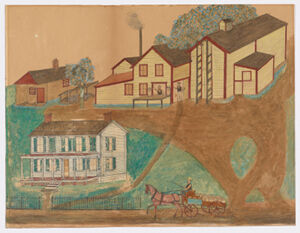 Watercolor and graphite on paper