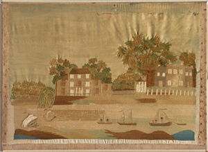 Silk embroidery on silk