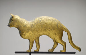 Copper with gold leaf