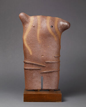 Unglazed kasama red stoneware