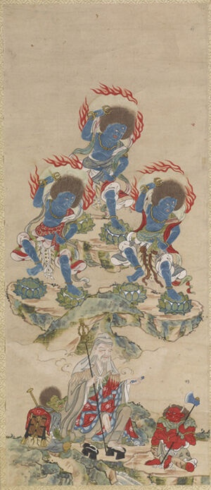 Color and ink on paper