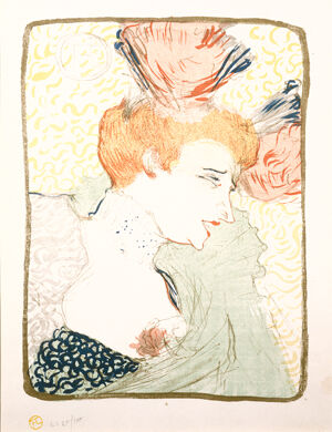 Color lithograph on paper