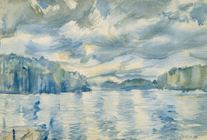 Watercolor on paper