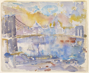 Watercolor and graphite on paper