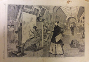 Wood engraving on paper