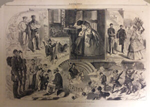 Wood engraving on paper