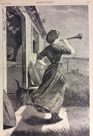 Wood engraving on paper