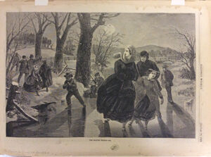 Wood engraving on paper