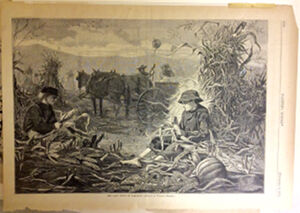 Wood engraving on paper