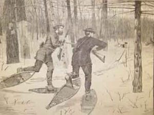 Wood engraving on paper