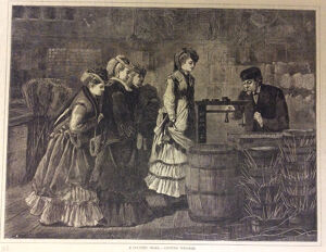 Wood engraving on paper