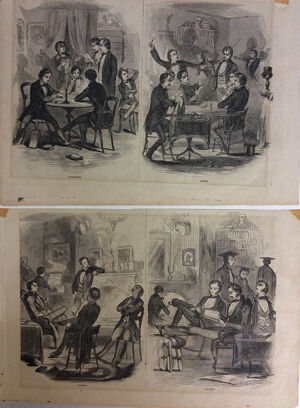 Wood engraving on paper