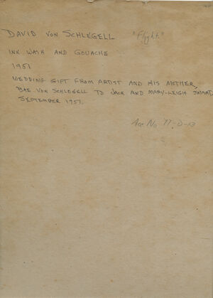 Ink, wash, and gouache on paper