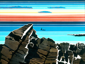 Oil on synthetic paper