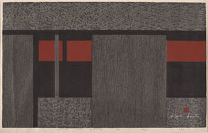 Woodblock print on paper