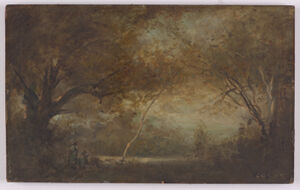 Oil on on canvas on panel