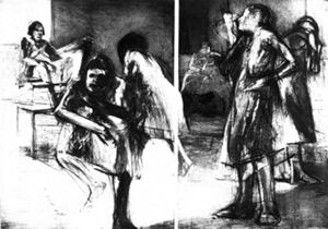 Etching, aquatint, drypoint