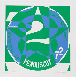 Silk screen on paper