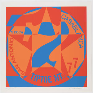 Silk screen on paper