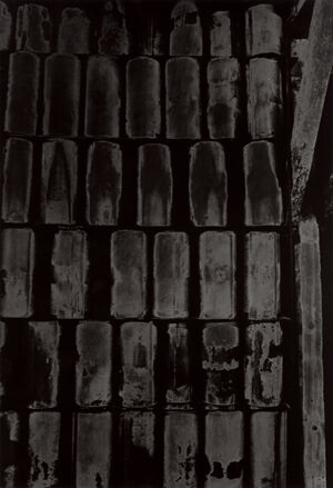 Infared silver print on paper