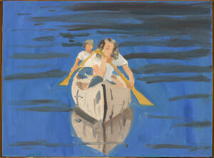 Oil on masonite