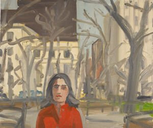 Oil on masonite