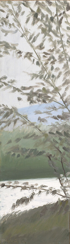 Oil on masonite