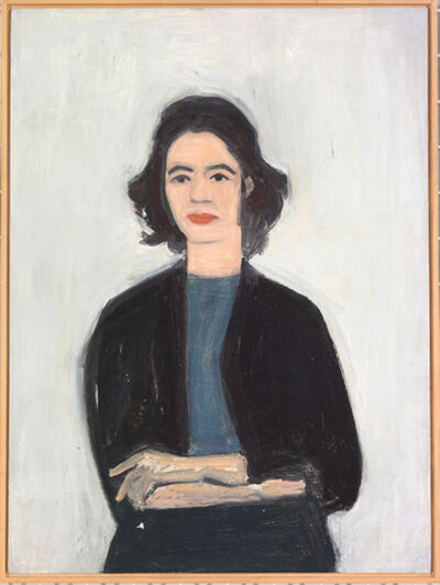 Ada in Black Sweater | Alex Katz | Colby College Museum of Art