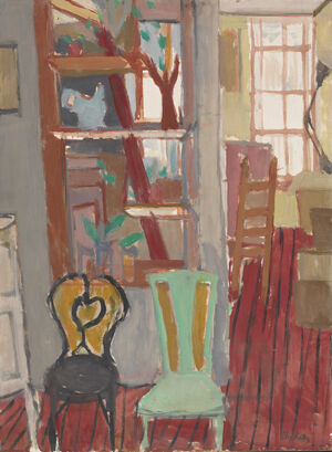 Oil on masonite