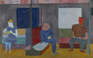 Oil on masonite