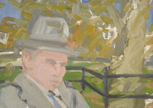 Oil on masonite