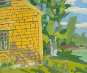 Oil on masonite