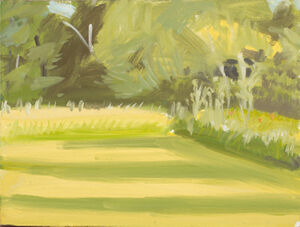 Oil on masonite